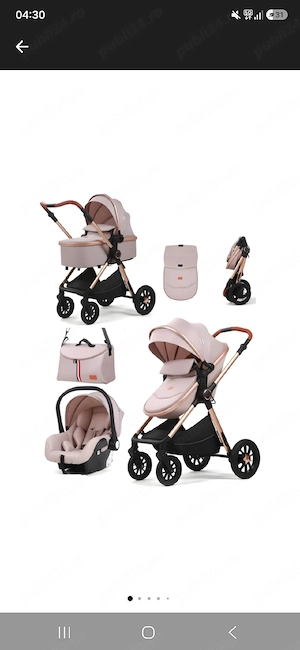 Carucior 3 în 1 