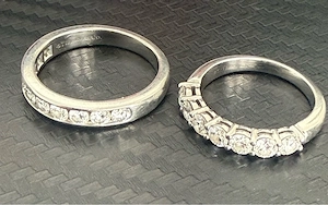 Vand 2 Inele Tiffany&Co cu Diamante naturale 