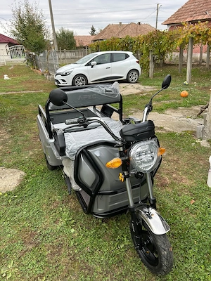 Tricicletă electrică VOLTAROM APEC APT.4, NOUĂ, 0 KM, 1000W, baterie 60V 20Ah! - imagine 4