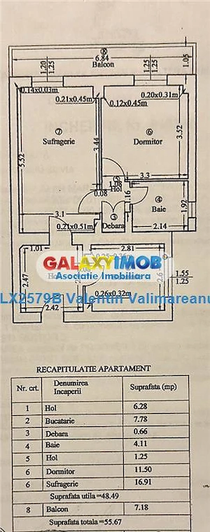 Apartament 2 Camere Pantelimon COD 327