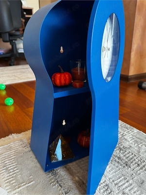 Ceas IKEA PS 1995 albastru 48 cm   design Thomas Eriksson, nou