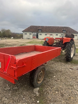 vand tractor carraro 2 pistoane cu remorca - imagine 2