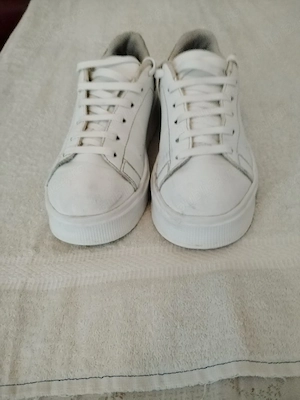 adidași piele naturala 