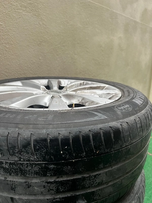 Jante Audi Originale Aliaj R17 + Anvelope 225/55 R17 - imagine 2