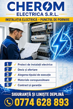 angajam ekectrician si ajutor
