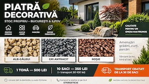 Piatră decorativă din stoc 