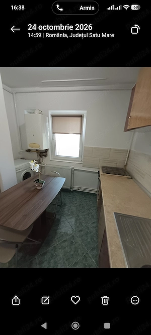 Închiriez apartament cu două camere decomandate etaj 3 in micro 17  - imagine 8