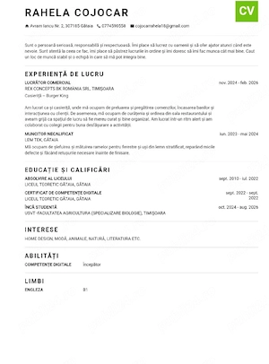 In căutarea unui job part-time 