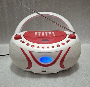 Radiocasetofon portabil cu CD și USB MP3 Metronic Boombox