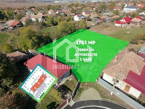Teren cu autorizație pentru 2 case – 1.753 mp | Jucu de Sus - imagine 2