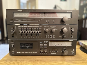 Linie stereo Vintage Rotel   RT-1000 + RA-1000 + RD-1000M