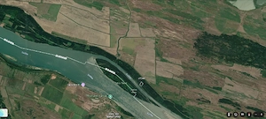 Proprietar vând pădure 15000mp pe marginea Dunării,Bistreț-Dolj, deschidere la Dunăre 105ml,cadastru