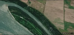 Proprietar vând pădure 15000mp pe marginea Dunării,Bistreț-Dolj, deschidere la Dunăre 105ml,cadastru - imagine 2