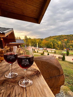 Cabanute lemn rotund - imagine 3