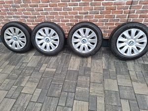 Set Jante otel R16 originale BMW + anvelope iarna