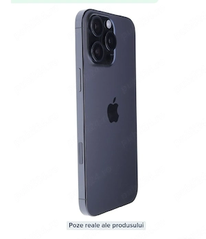iPhone 16 pro max negru, 256gb, 100% baterie