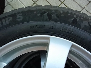 Vând set complet jante aliaj DEZENT cu anvelope de iarnă 215/70R16  - imagine 6