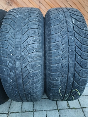 Vând set complet jante aliaj DEZENT cu anvelope de iarnă 215/70R16  - imagine 9
