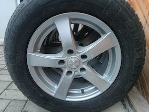 Vând set complet jante aliaj DEZENT cu anvelope de iarnă 215/70R16  - imagine 7