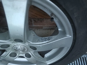 Vând set complet jante aliaj DEZENT cu anvelope de iarnă 215/70R16  - imagine 3
