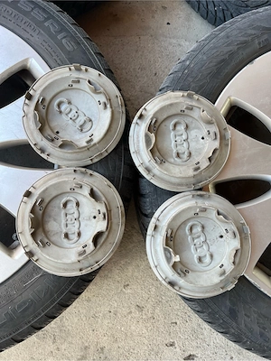 Jante audi cu anvelope de iarna Nokian 205/55/r16 - imagine 3