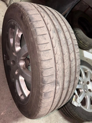Vând jante de Peugeot cu cauciucuri aproape noi de vară. - imagine 10