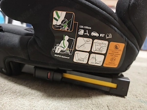scaun inaltator auto copii cu isofix