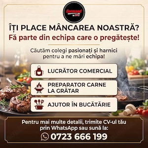 La Gurmand by PPJ ne mărim echipă și angajăm!