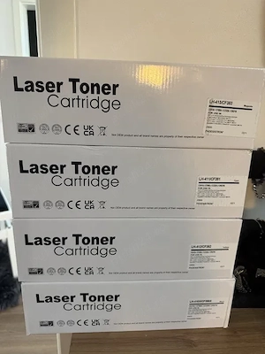 Set 4 tonere compatibile HP CF380X CF381A CF382A CF383A, sigilate