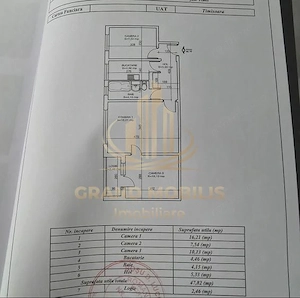 Apartament 3 camere, etaj 2, balcon închis, Calea Șagului - imagine 13