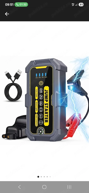 Starter auto portabil 