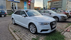 Audi A3 Berlina - 2015 - Motor 2.0 TDI - 150 CP - E6 - Alb Perlat - Xenon - LED - Acte la zi - imagine 3