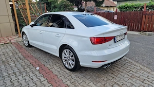 Audi A3 Berlina - 2015 - Motor 2.0 TDI - 150 CP - E6 - Alb Perlat - Xenon - LED - Acte la zi - imagine 2