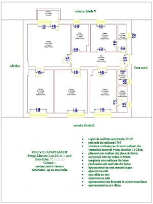Apartament 4 camere etaj 1 pentru renovare  in Peregu Mare - imagine 3