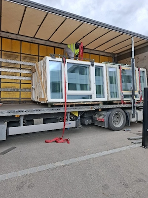 Vindem ferestre termopan ,lemn 3 straturi placate cu Al. exterior - imagine 2
