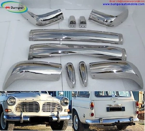 Volvo Amazon EU / USA / Station Wagon Estate P220 bumper (1956 to 1970) new - imagine 4