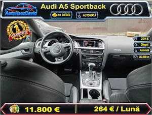 AUDI A5 sportback 2.0 TDI - 190 CP - automat - S LINE - euro 6 - imagine 11