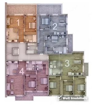PRETURI PROMO ! Apartament de 2 camere, terasa 20 mp, panorama frumoasa ! - imagine 4