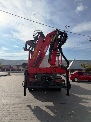 Renault Kerax 450 DXI, an 2007, Euro 3, max. 26 tone, tractiune 6x4, macara forestiera Epsilon 140 Z - imagine 5