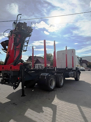 Renault Kerax 450 DXI, an 2007, Euro 3, max. 26 tone, tractiune 6x4, macara forestiera Epsilon 140 Z - imagine 4