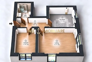 2 Camere de vanzare | Bucurestii Noi | Metrou | 0% Comision | Centrala - imagine 7