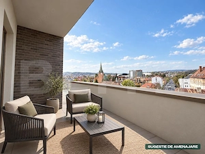 Apartament cu 3 camere, 2 bai, 88 mp, terasa 30 mp, Clinicilor