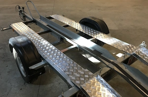Remorcă Moto Pongratz EMA U 750   Modificată Premium (Rampe și Platforme Aluminiu 4mm)  - imagine 5