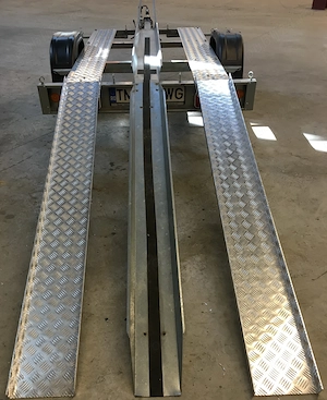 Remorcă Moto Pongratz EMA U 750   Modificată Premium (Rampe și Platforme Aluminiu 4mm)  - imagine 3