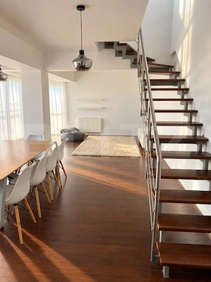 Penthouse 2 nivele, 157 mp utili, terase 120 mp, 2 parcari,  zona Buna Ziua - imagine 4