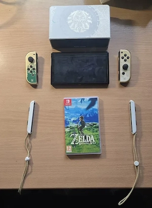 URGENT!! Nintendo Switch OLED Zelda Edition + Joc Zelda Breath of The Wild Negociabil