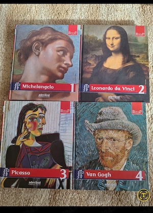 Vand colectie de carti ,, Pictori de geniu""