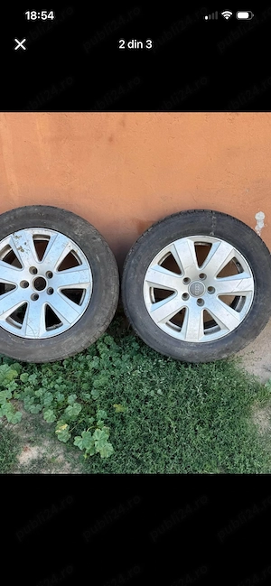 Vând 4 roți Audi A6 C6 – R16 - imagine 2
