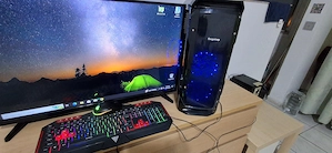 Sistem PC Gaming AMD Ryzen 5 cu monitor LED 23 Full HD