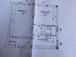 Apartament 2 camere cu vedere neobstrucționată spre Bucegi   bloc izolat, centrală proprie, mobilat  - imagine 9